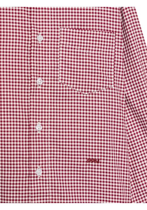 Camicia a quadretti PAOLO PECORA KIDS | PP4106MOSTO
